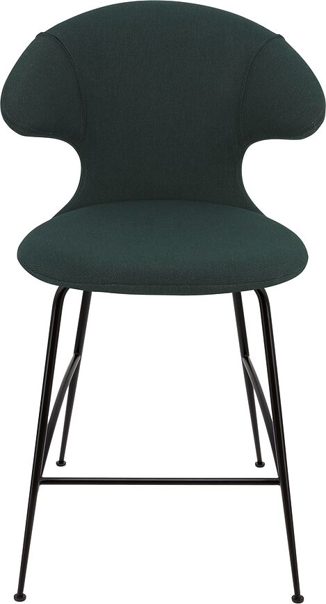Time Flies Stuhl 102 cm dunkelgrün mit schwarzen Beinen