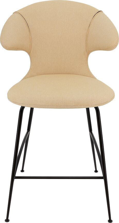 Time Flies Stuhl 102 cm hellbeige mit schwarzen Beinen