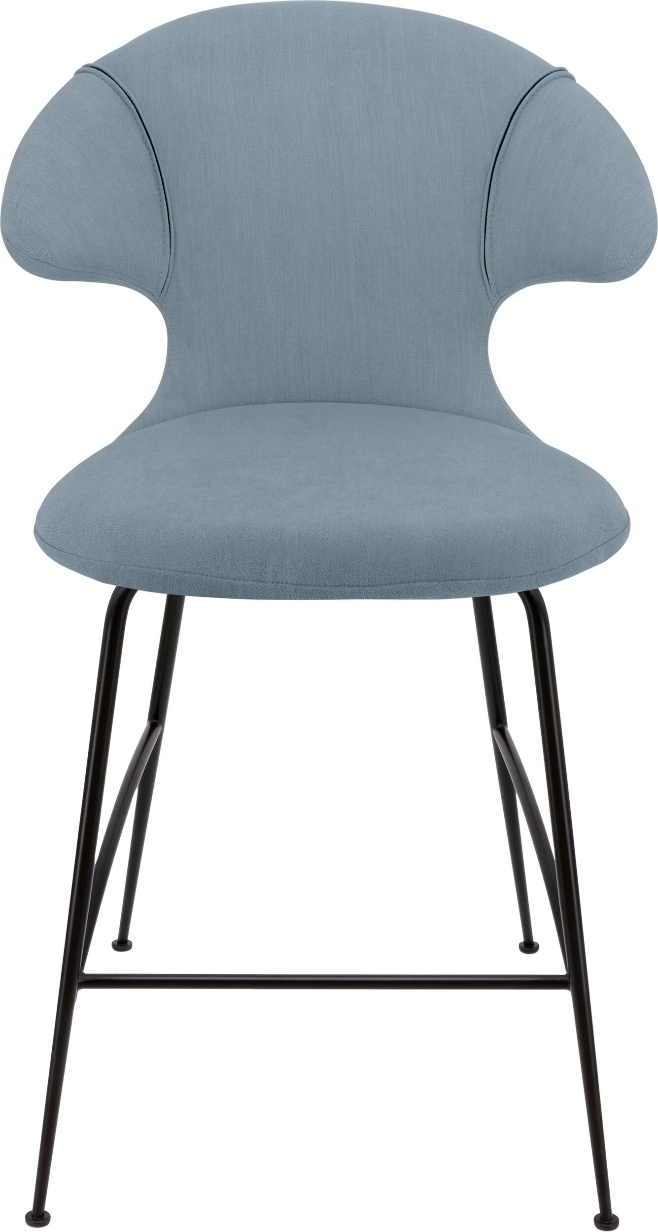 Time Flies Stuhl 102 cm himmelblau mit schwarzen Beinen