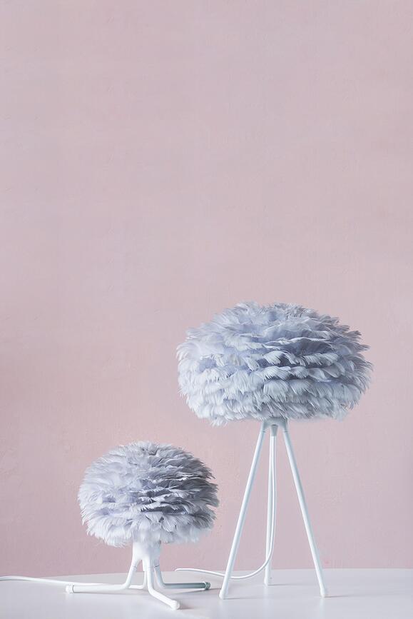 Tripod Βάση Φωτιστικού Επιτραπέζιου, βουρτσισμένος χάλυβας