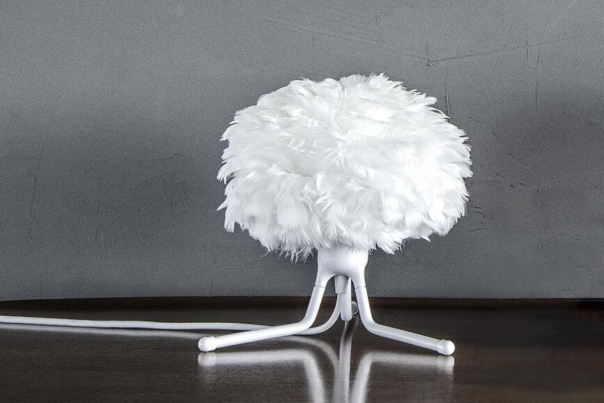 Tripod Base Pied de Lampe de chevet et de table, acier brossé