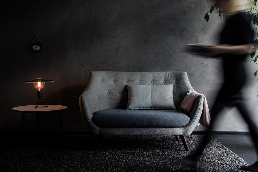 Tripod Base Pied de Lampe de chevet et de table, acier brossé