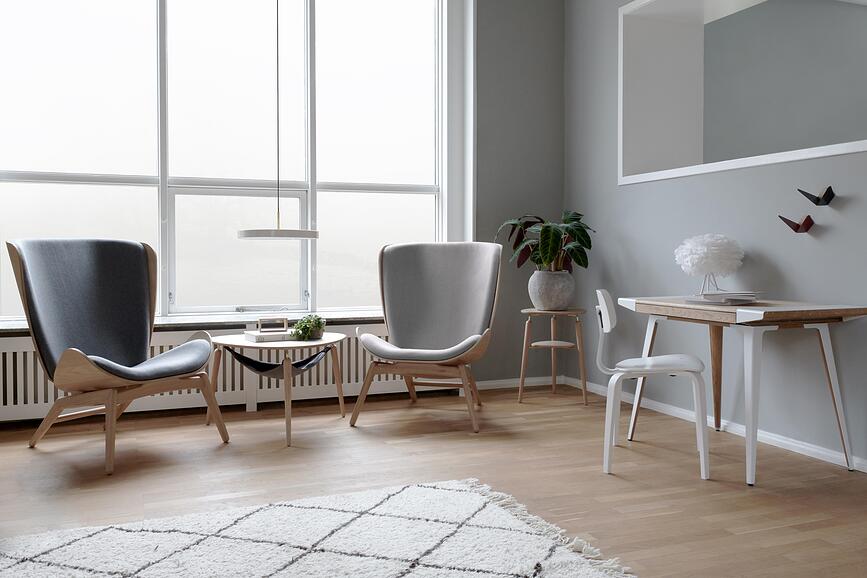 Tripod Base Podstavek za nočne in namizne svetilke, brušeno jeklo