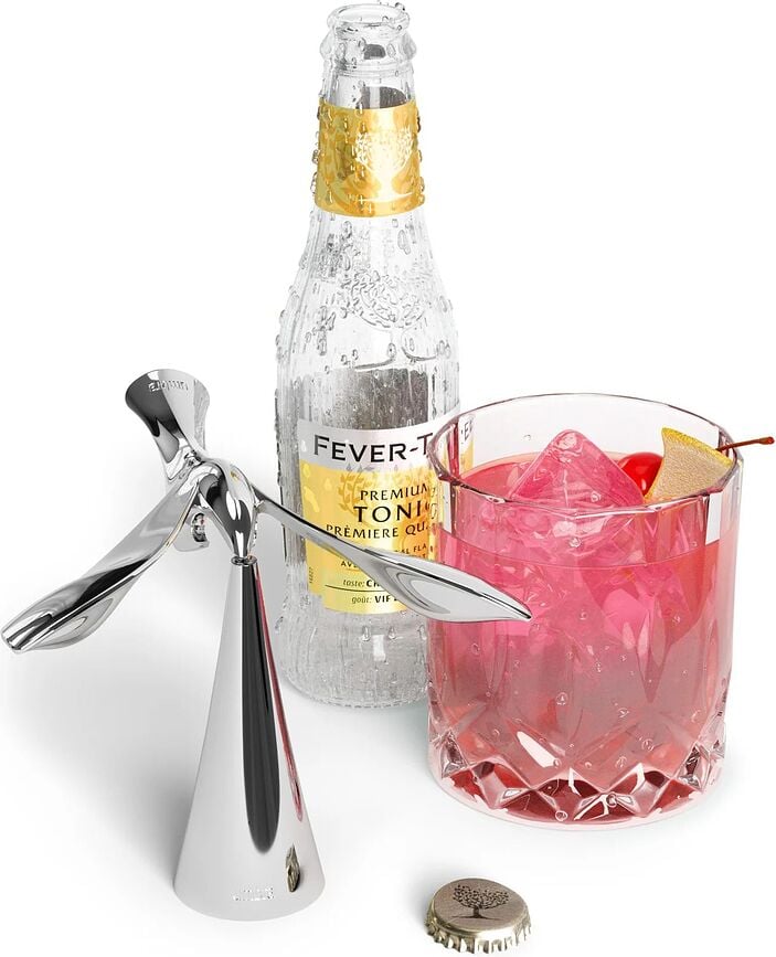 Abrebotellas Tipsy, plateado