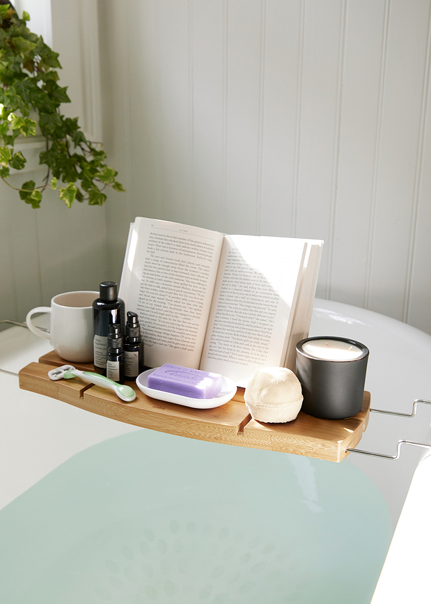 Aquala Polica za kad, svetel les