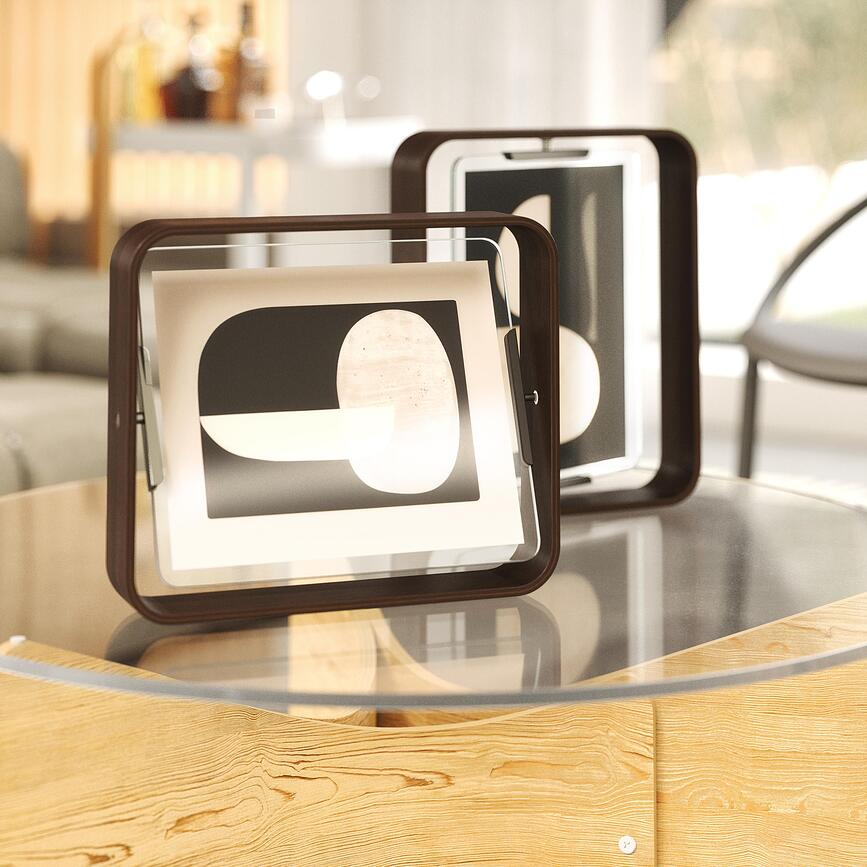 Bellwood Cadre photo double face, 20 x 25 cm, noir