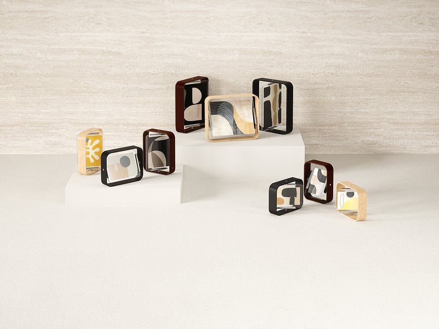 Bellwood Okvir za slike dvostrani 10 x 15 cm orah