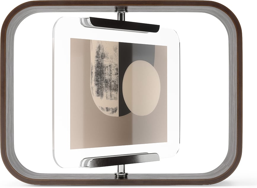 Bellwood Okvir za slike, 10 x 15 cm, dvostranski, oreh