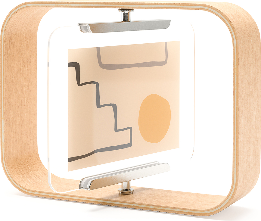 Bellwood Okvir za slike, 10 x 15 cm, naraven, dvostranski