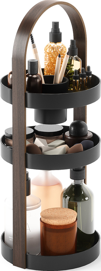 Bellwood Organizator za kozmetiku crni