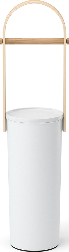 Bellwood Porte-papier Toilette sur pied, blanc