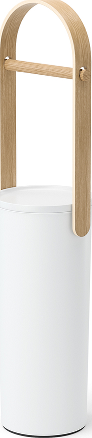Bellwood Porte-papier Toilette sur pied, blanc