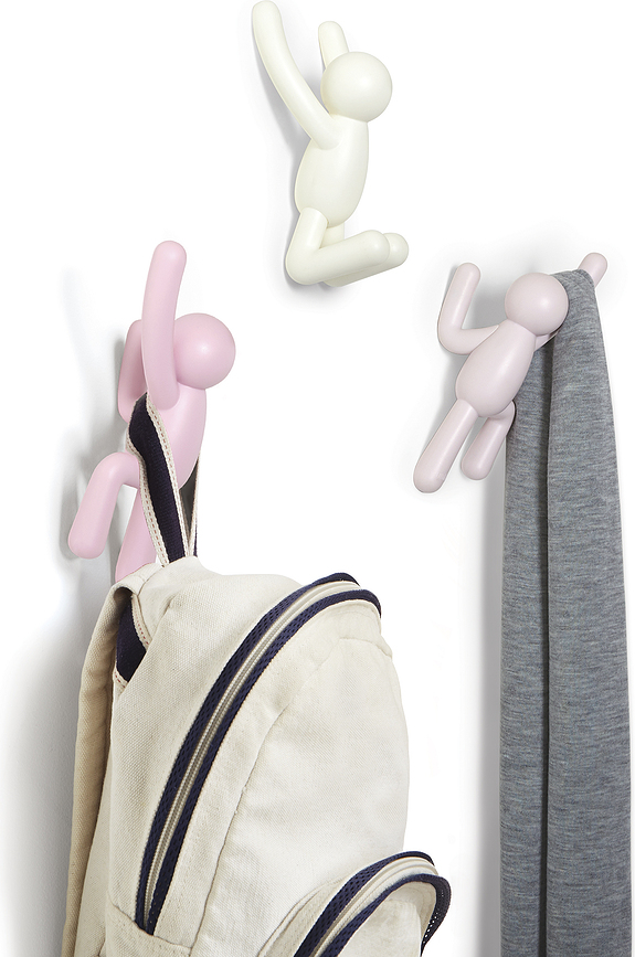 Buddy Crochets, noirs, Lot de 3