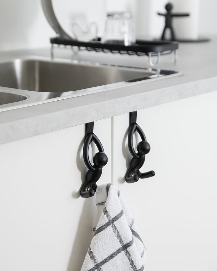 Buddy Κρεμάστρες Πόρτας, λευκές, 2 τμχ