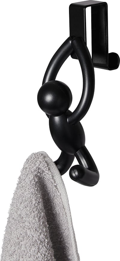 Buddy Obešalniki za vrata, beli, 2 kosa