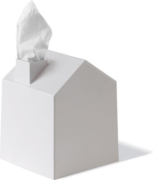 Caja para pañuelos Casa, blanca