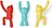 Colgadores Buddy, multicolor, Pack de 3 unidades