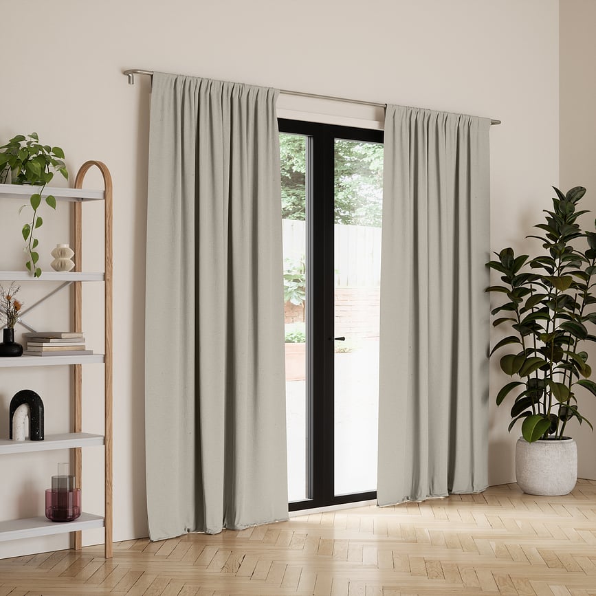 Cortinas para salón, 132 x 213 cm, azul oscuro, Pack de 2