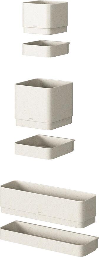 Cubiko Pot de Fleurs mural, sable