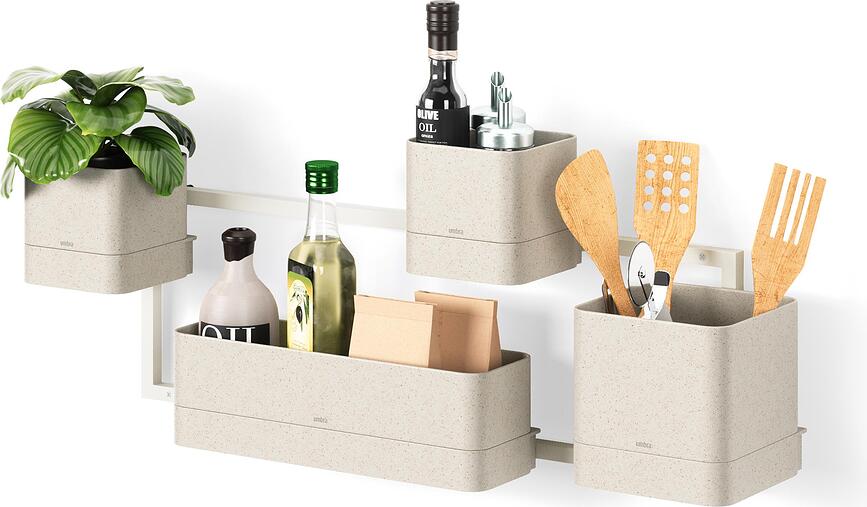 Cubiko Stenski cvetlični lonec, peščen