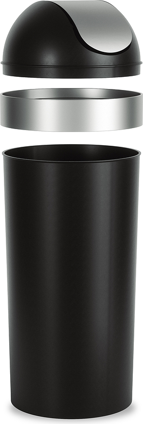 Cubo de Basura Venti, 62 L, negro