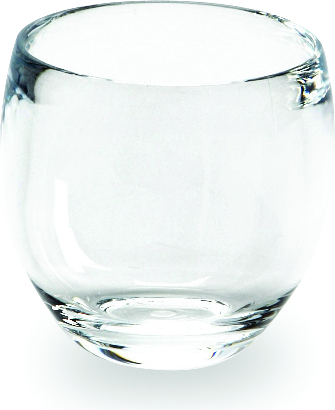 Droplet Badbecher transparent