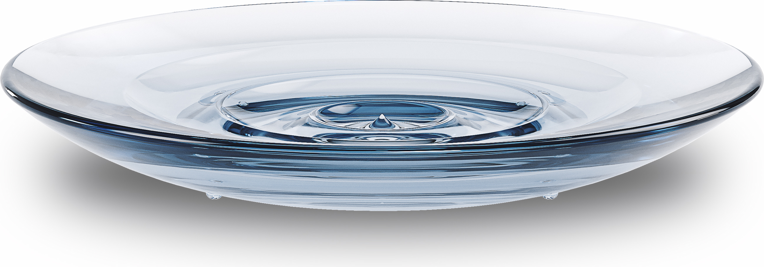 Droplet Seifenschale blau