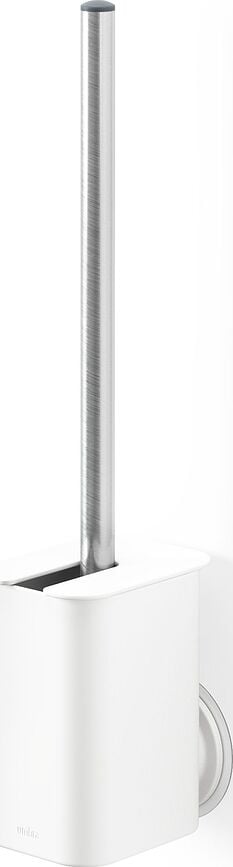 Escobilla de Baño flexible, adhesiva, blanca