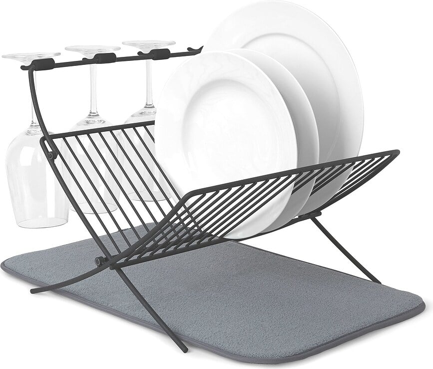 Escurreplatos con soporte para copas Xdry