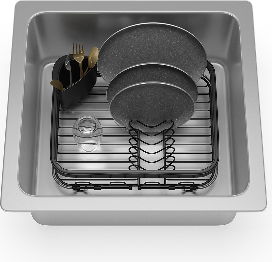 Escurridor de Platos Sinkin Multi, negro