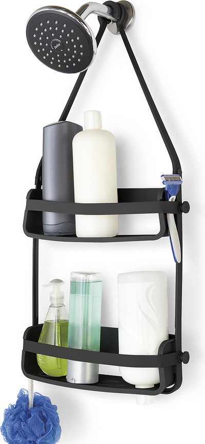 Estante de Ducha Flex, negro