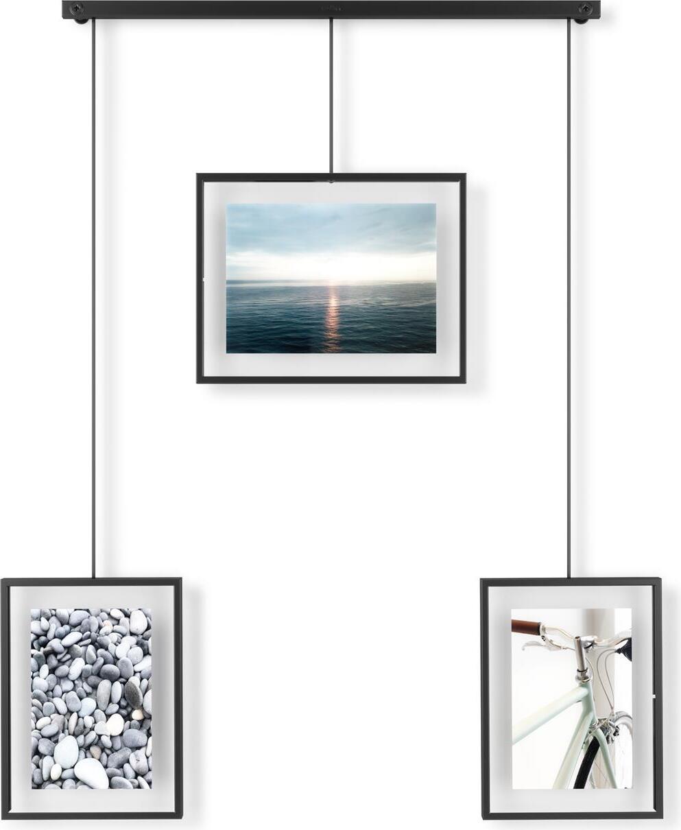 Exhibit Aufhänger für Fotorahmen schwarz dreifach