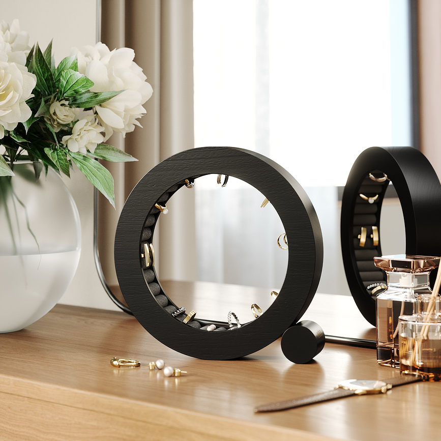 Ferris Βάση για Δαχτυλίδια, καρυδί