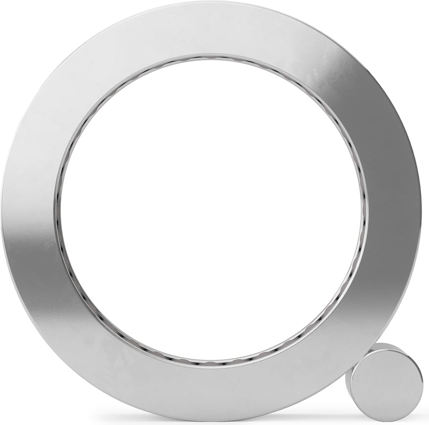 Ferris Stalak za Prstenje metalni srebrni