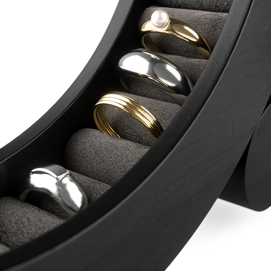 Ferris Stojalo za prstane, oreh