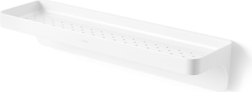 Flex Adhesive Bathroom shelf white wall mounted