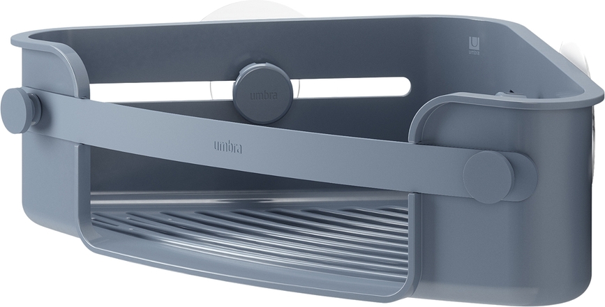 Flex Adhesive Étagère de Douche d'angle, bleue