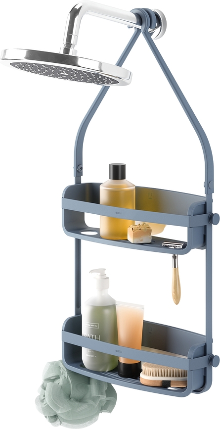 Flex Étagère de Douche, bleue