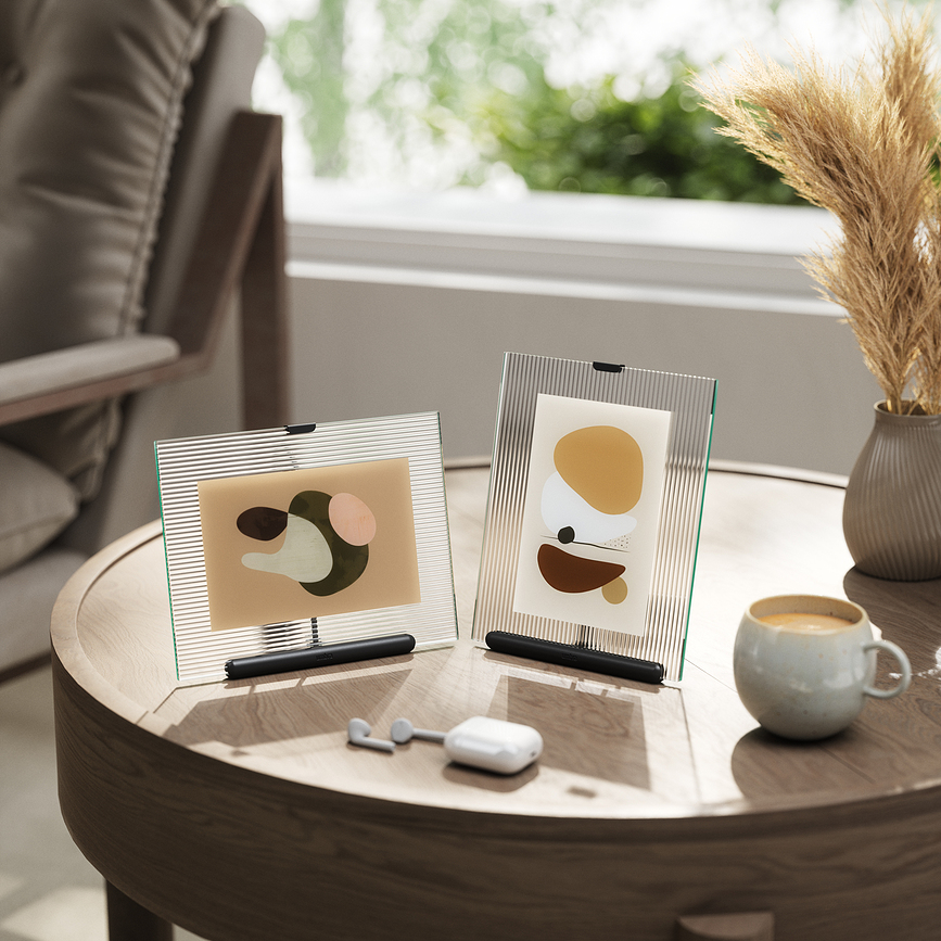 Flute Cadre Photo, 10 x 15 cm, argenté