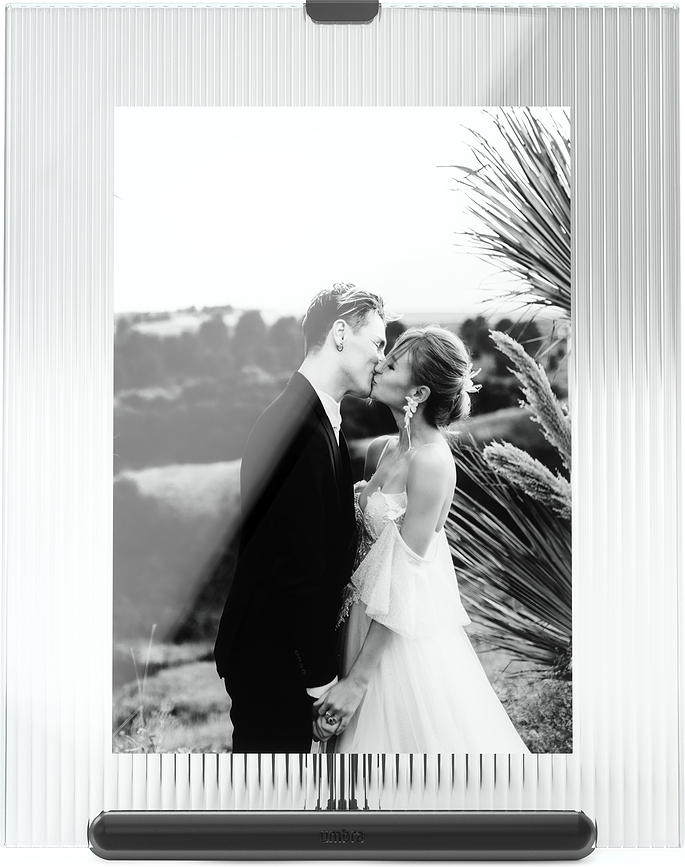 Flute Cadre Photo 13 x 18 cm, noir