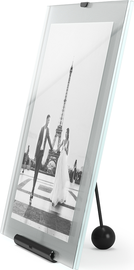 Flute Cadre Photo, 20 x 25 cm, noir