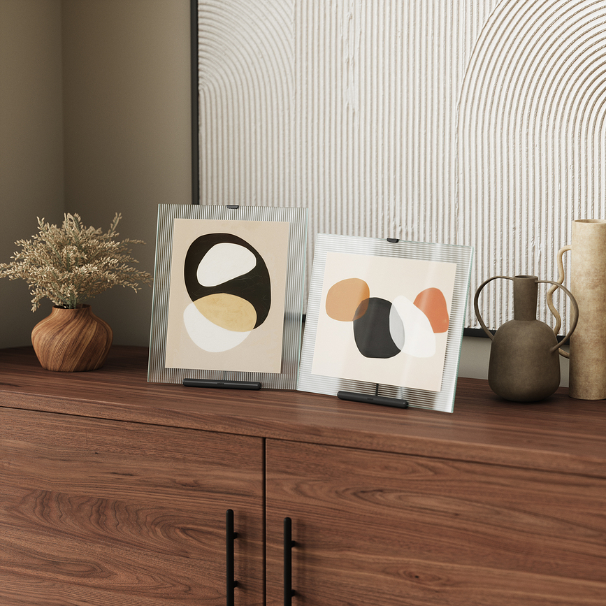 Flute Cadre Photo, 20 x 25 cm, noir