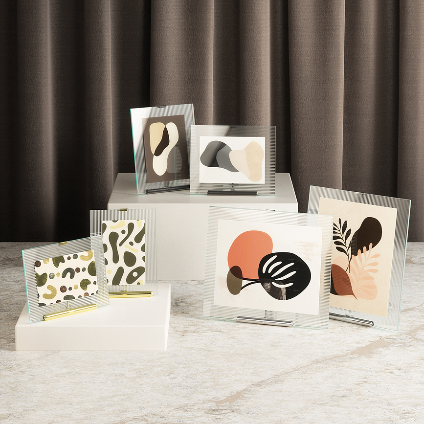 Flute Κορνίζα, 10 x 15 εκ., ασημένια