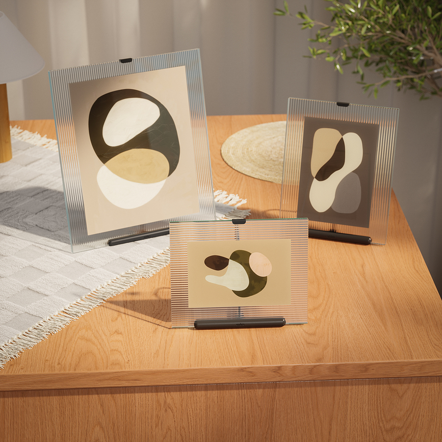 Flute Κορνίζα, 13 x 18 εκ., μαύρη