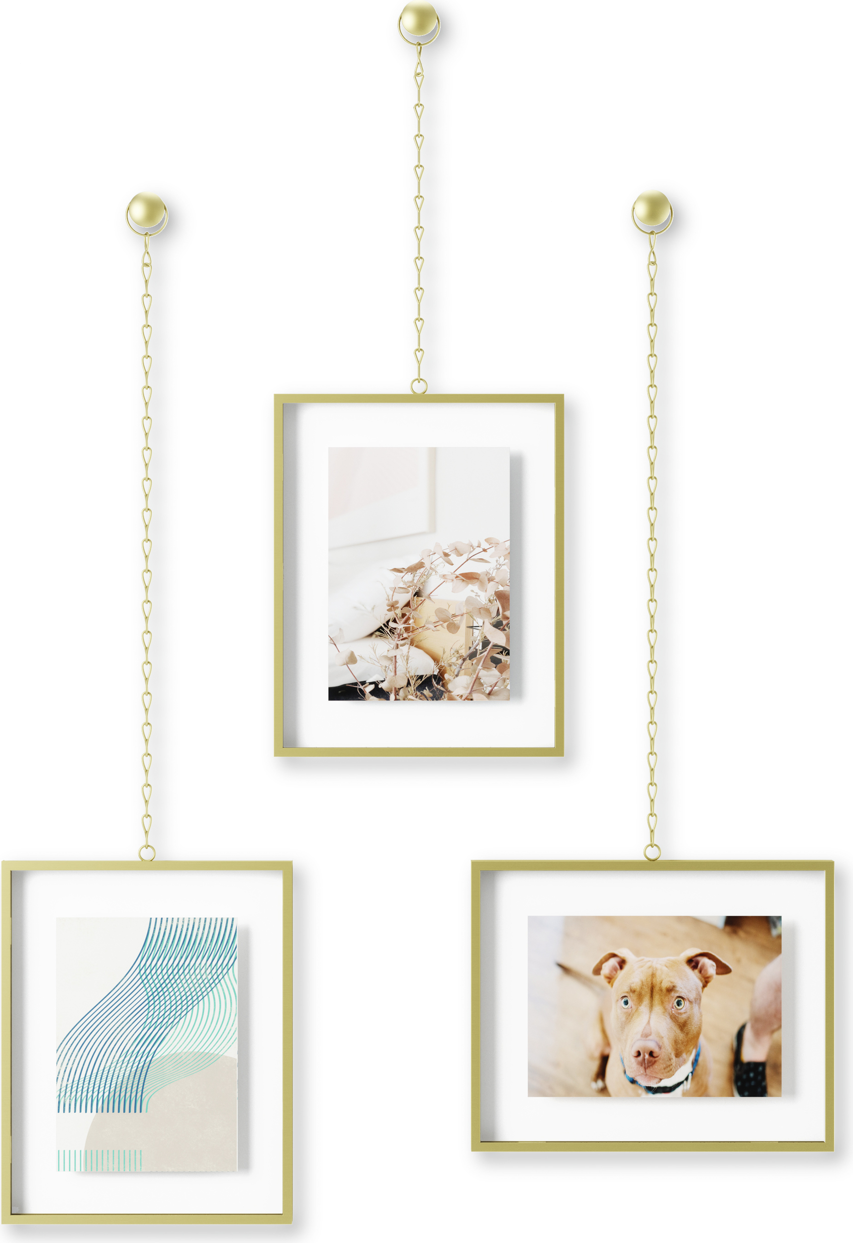 Umbra Fotochain Gallery Wall Picture Frame, Set of 3 