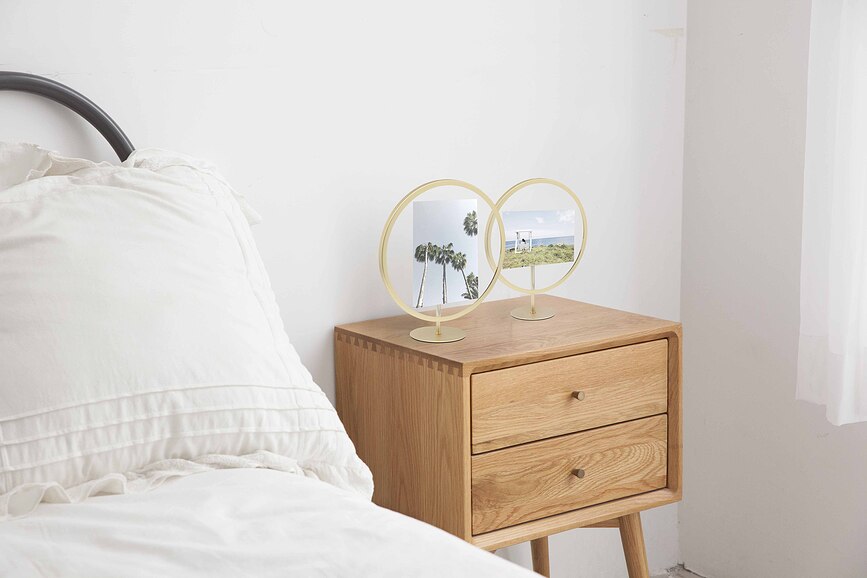 Infinity Κορνίζα στρογγυλή, 13 x 18 cm, μαύρη