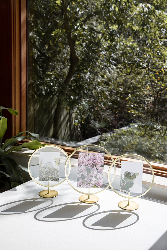 Infinity Okvir za Slike okrugli 13 x 18 cm crni