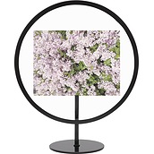 Infinity Picture frame 10 x 15 cm round black