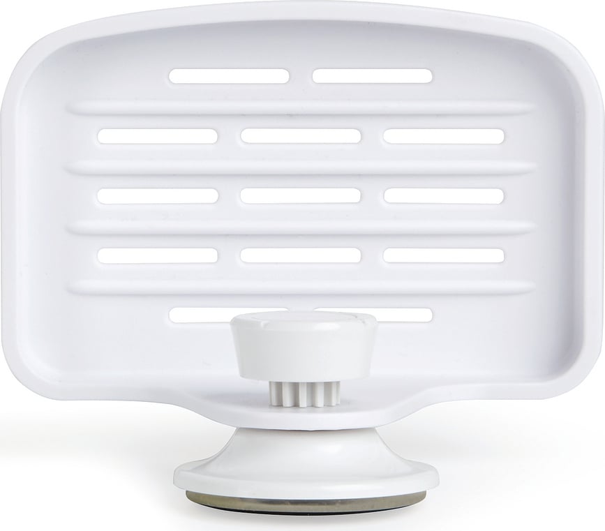 Jabonera de pared adhesiva Flex Adhesive, blanca