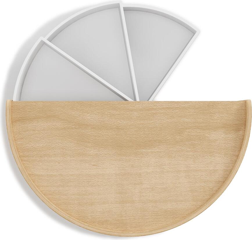 Joyero de madera Moona, tono claro